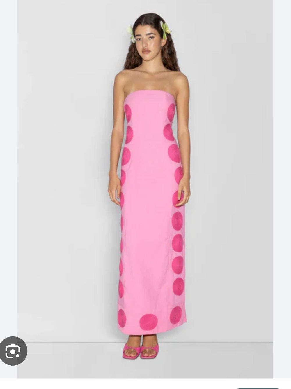 The Wolf Gang strapless dress